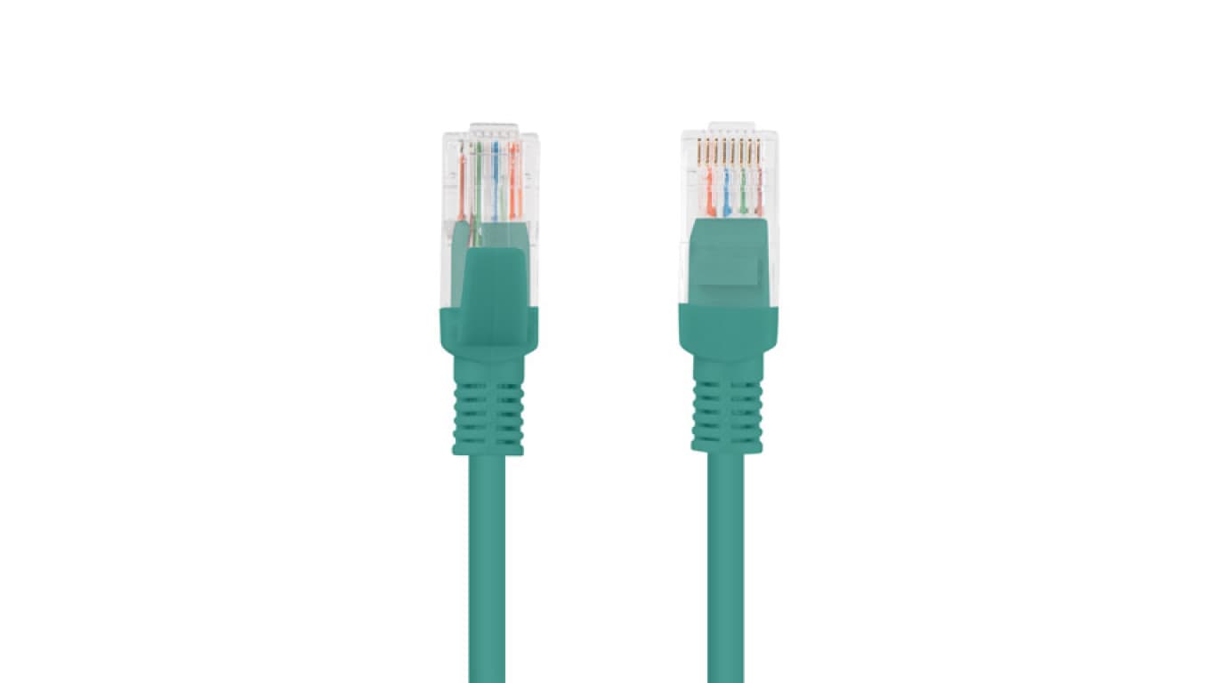 

Kabel krosowy patchcord U/UTP kat.5e 15m zielony PCU5-10CC-1500-G