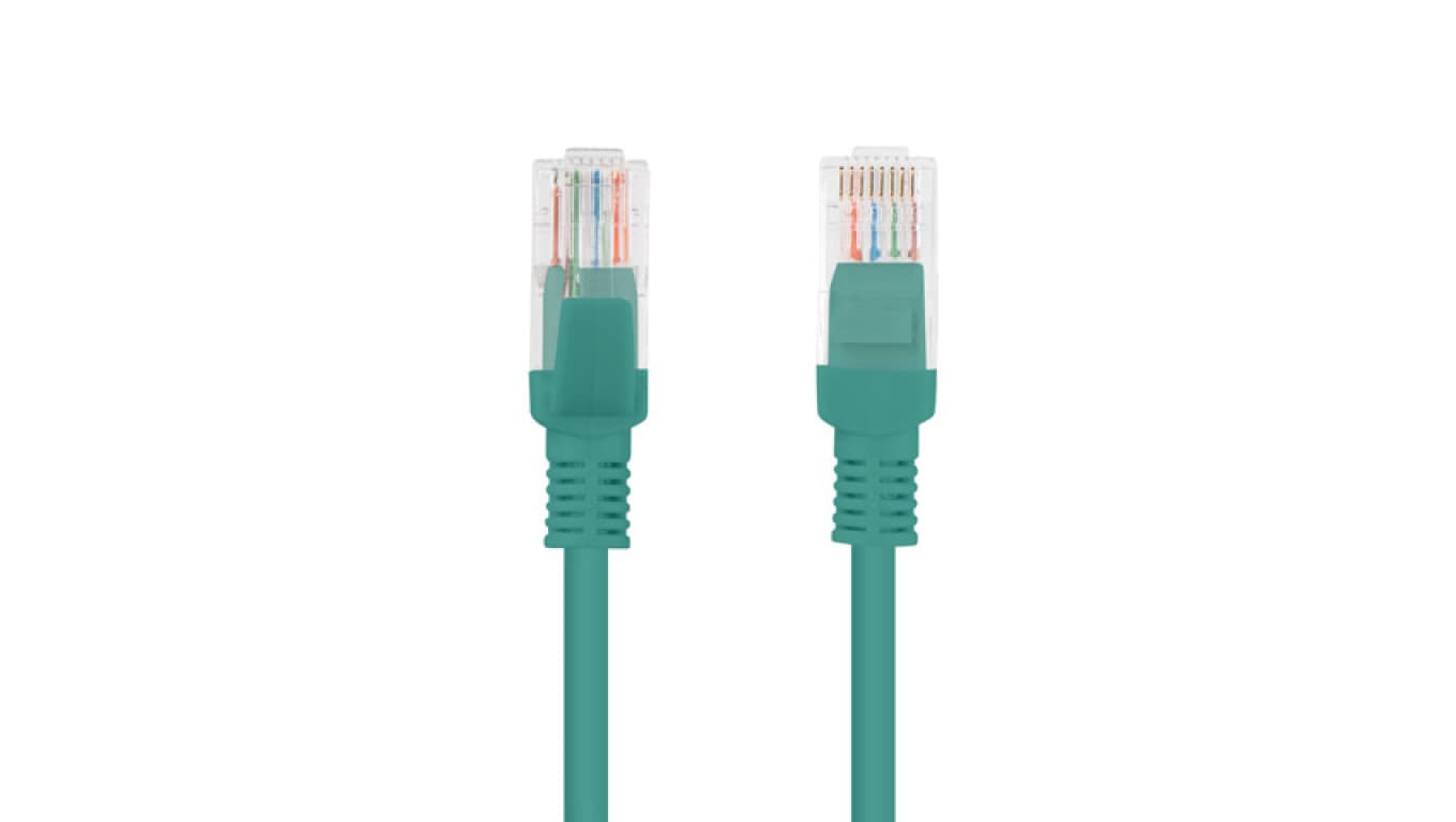 

Kabel krosowy patchcord U/UTP kat.6 5m zielony PCU6-10CC-0500-G