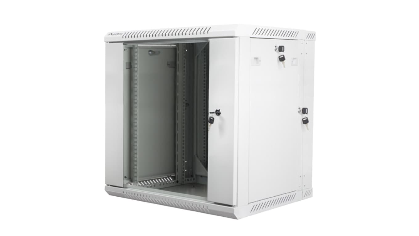 

Szafa instalacyjna wisząca dwusekcyjna 19'' 12U 600X600mm szara