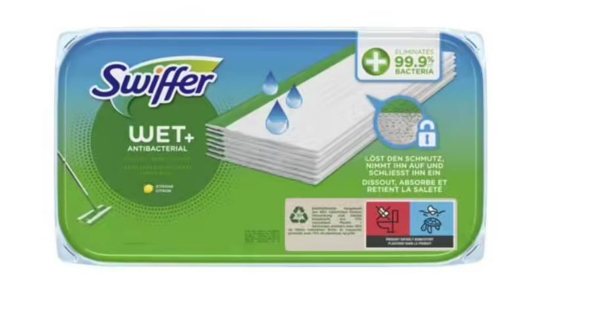 

Swiffer Antybakteryjne Wkłady do Mopa 10 szt.