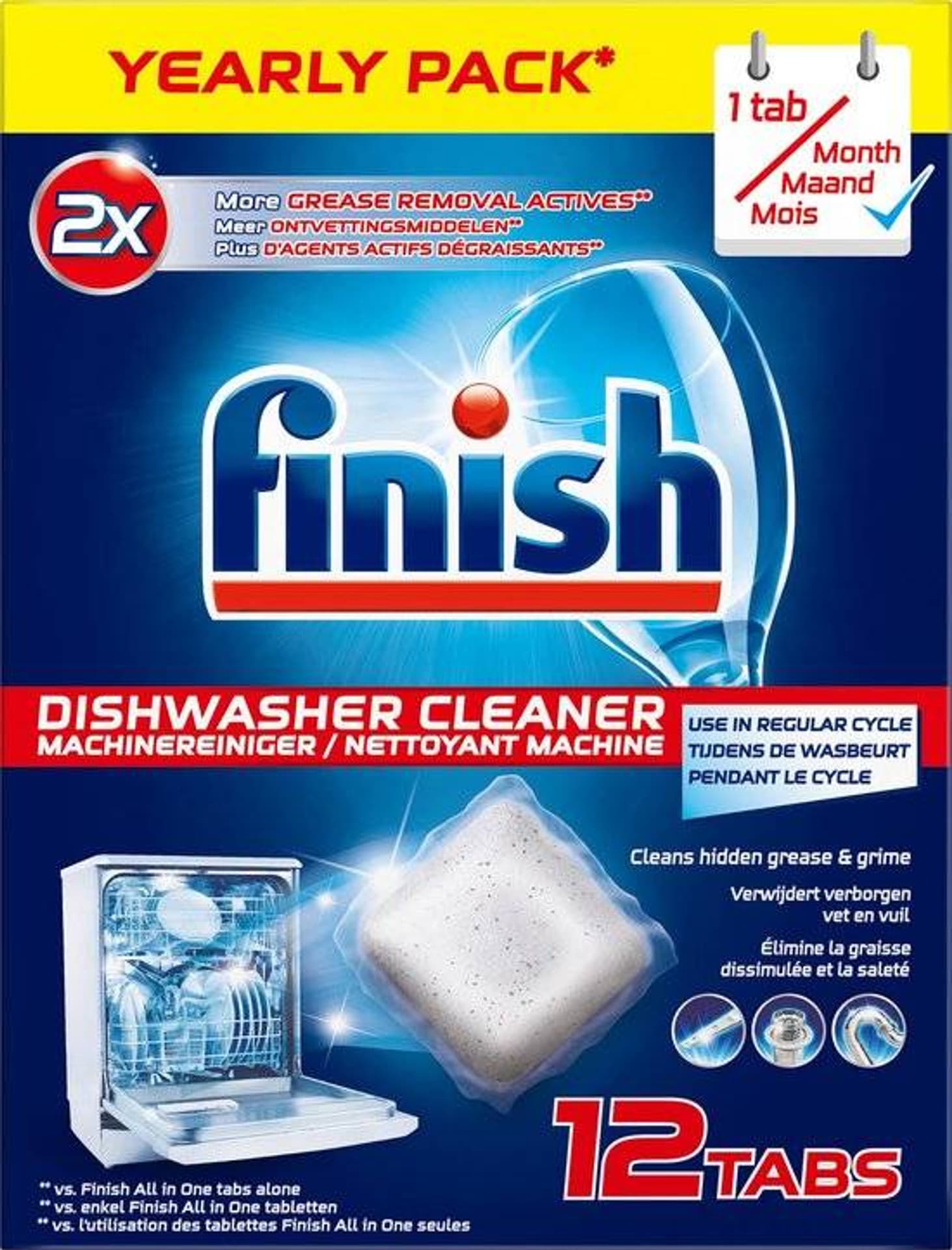 

Finish Tabletki do Czyszczenia Zmywarki 12 szt.