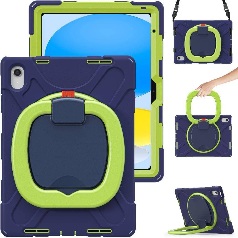 

Etui IPAD 10.9 2022 Tech-Protect X-Armor granatowo-limonkowe