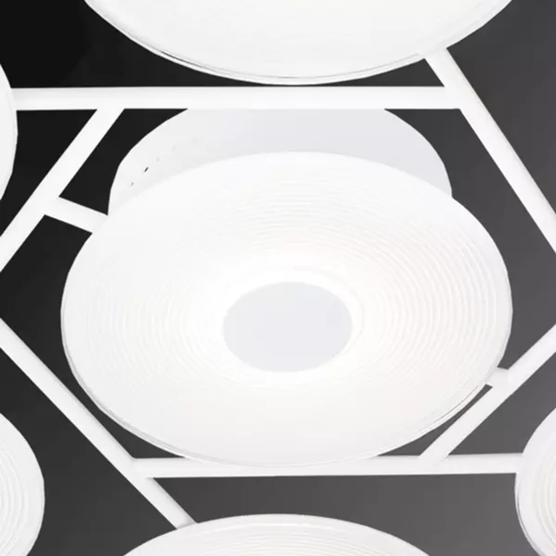 

Minimalistyczny plafon LED – VINYL 7 Altavola Design (Barwa światła delikatnie ciepła, Kolor biały matowy)