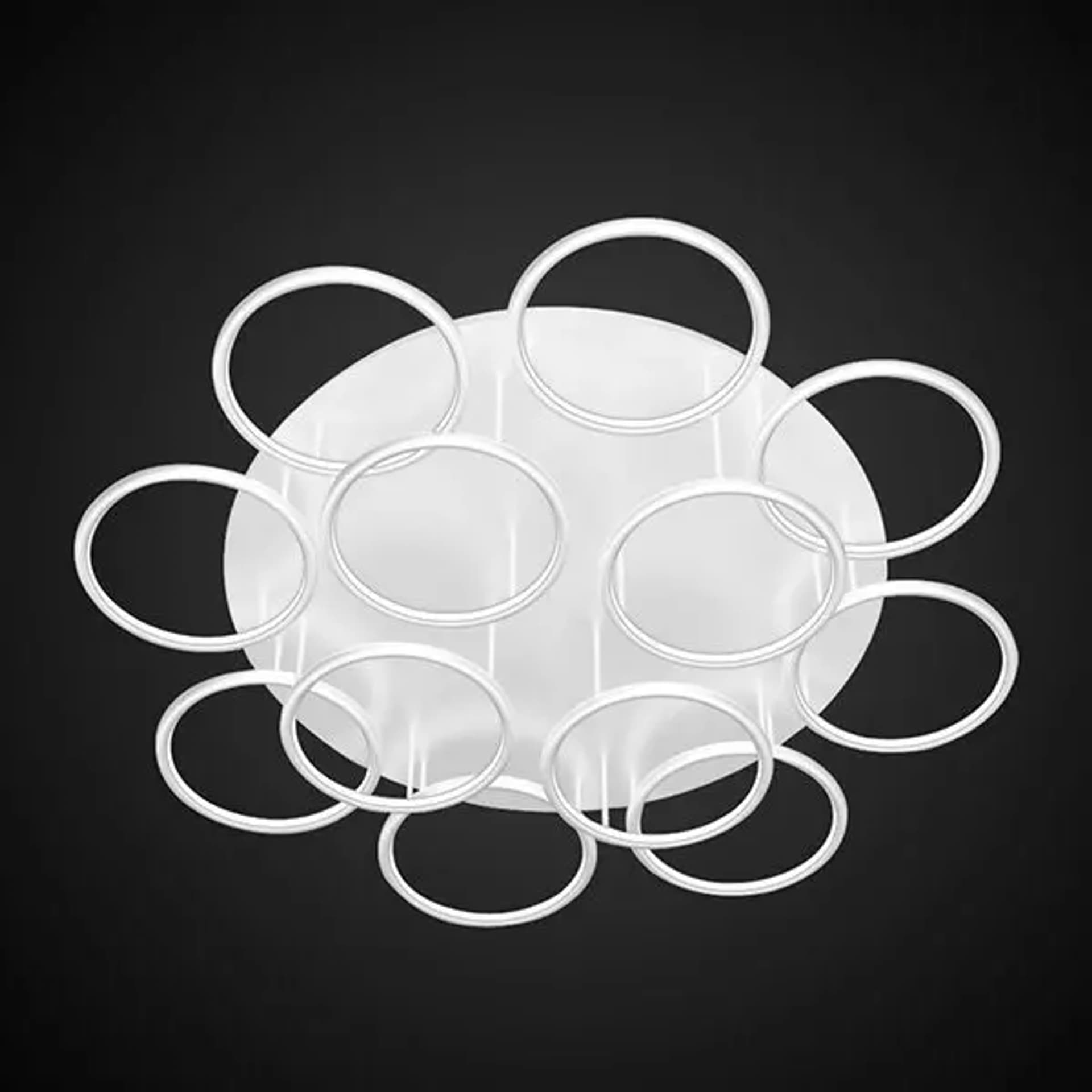 

Altavola Design: Plafon Ledowe Okręgi 12 biały in 3k (Barwa światła delikatnie ciepła, Kierunek padania światła do wewnątrz, Kolor Biały, Możliwość ściemniania nie)
