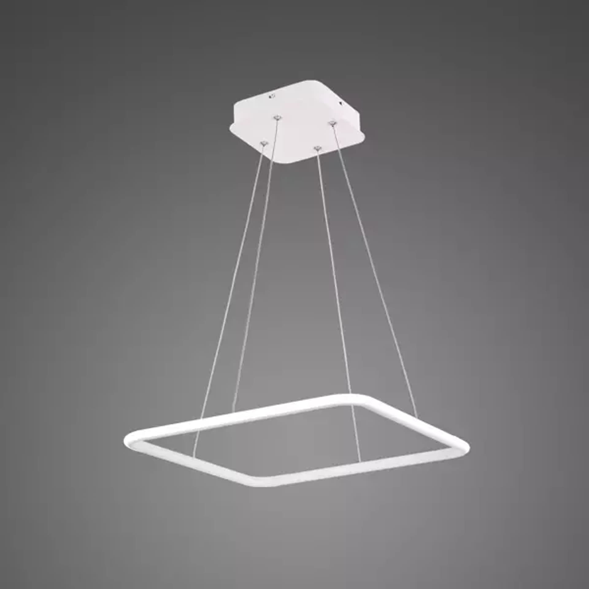 

Lampa wisząca Ledowe kwadraty No. 1 biała out 3k Altavola Design (Barwa światła delikatnie ciepła, Kierunek padania światła na zewnątrz, Kolor Biały, Możliwość ściemniania nie)