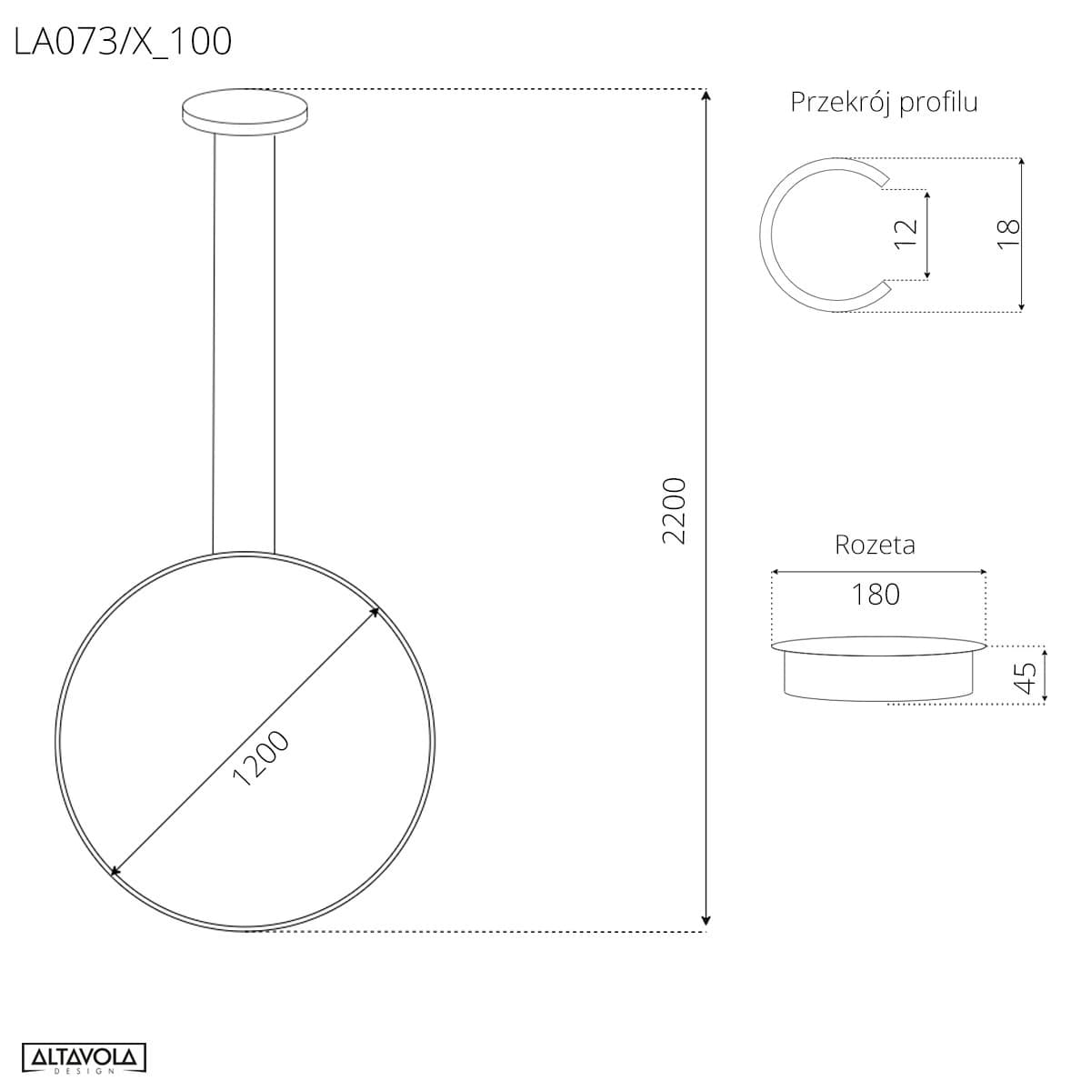 

Lampa wisząca Ledowe okręgi No.1 X Φ100 cm in 3k różowe złoto Altavola Design (Barwa światła delikatnie ciepła, Kierunek padania światła do wewnątrz, Kolor różowe złoto, Możliwość ściemniania nie)