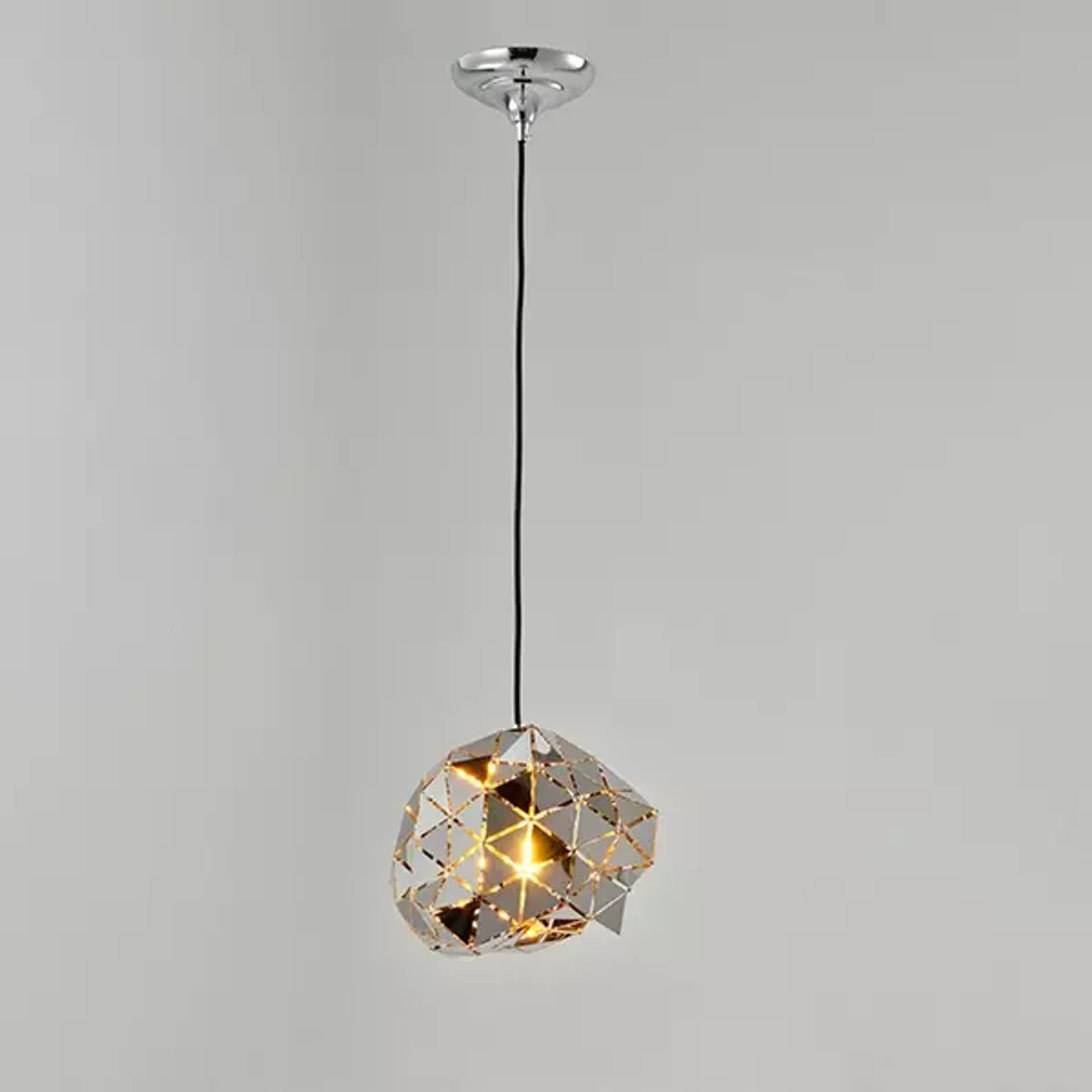 

Lampa wisząca 80’s C (Kolor chrom, Możliwość ściemniania tak)