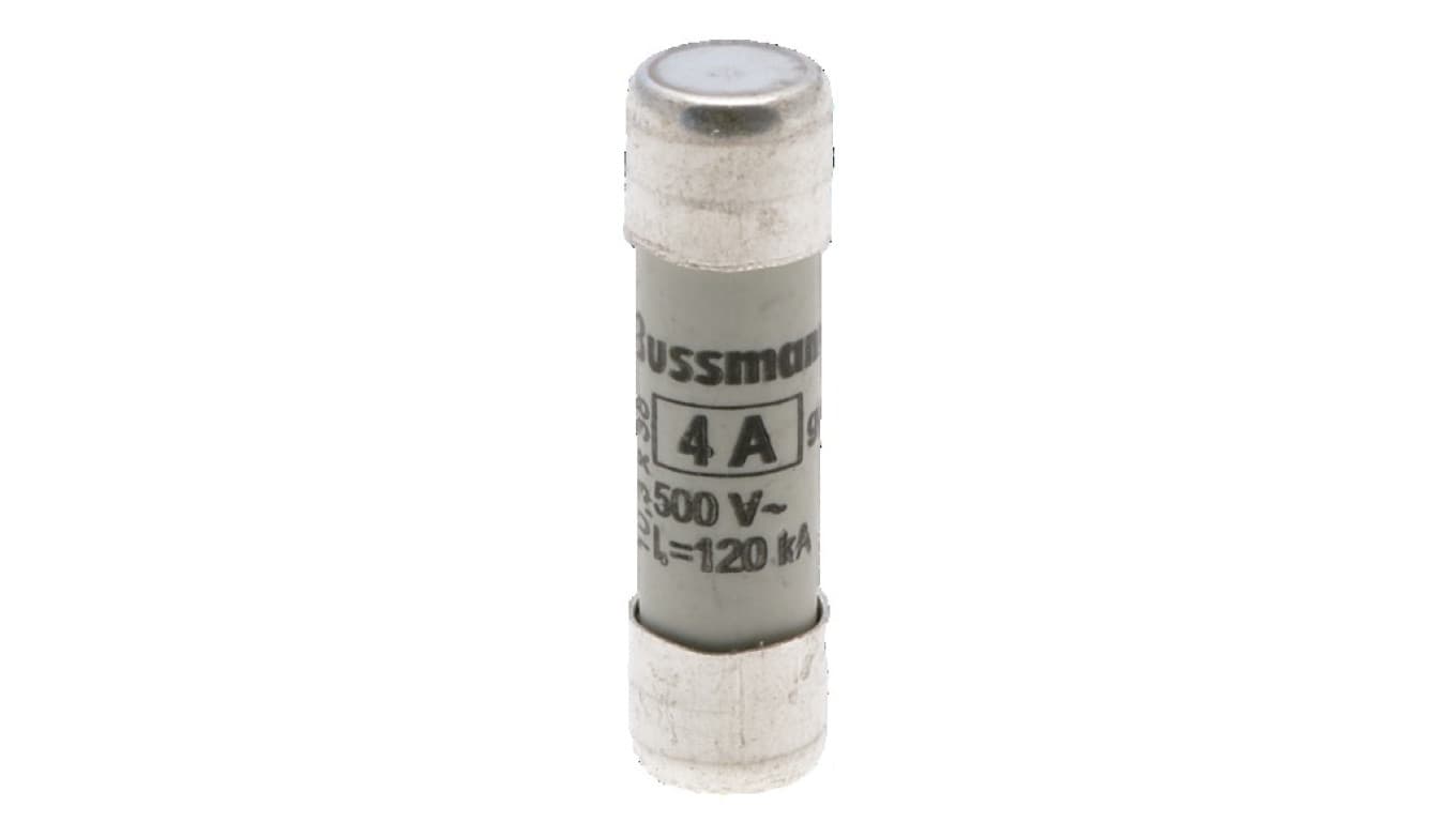

Wkładka bezpiecznikowa cylindryczna 10x38mm 4A gG 500V C10G4