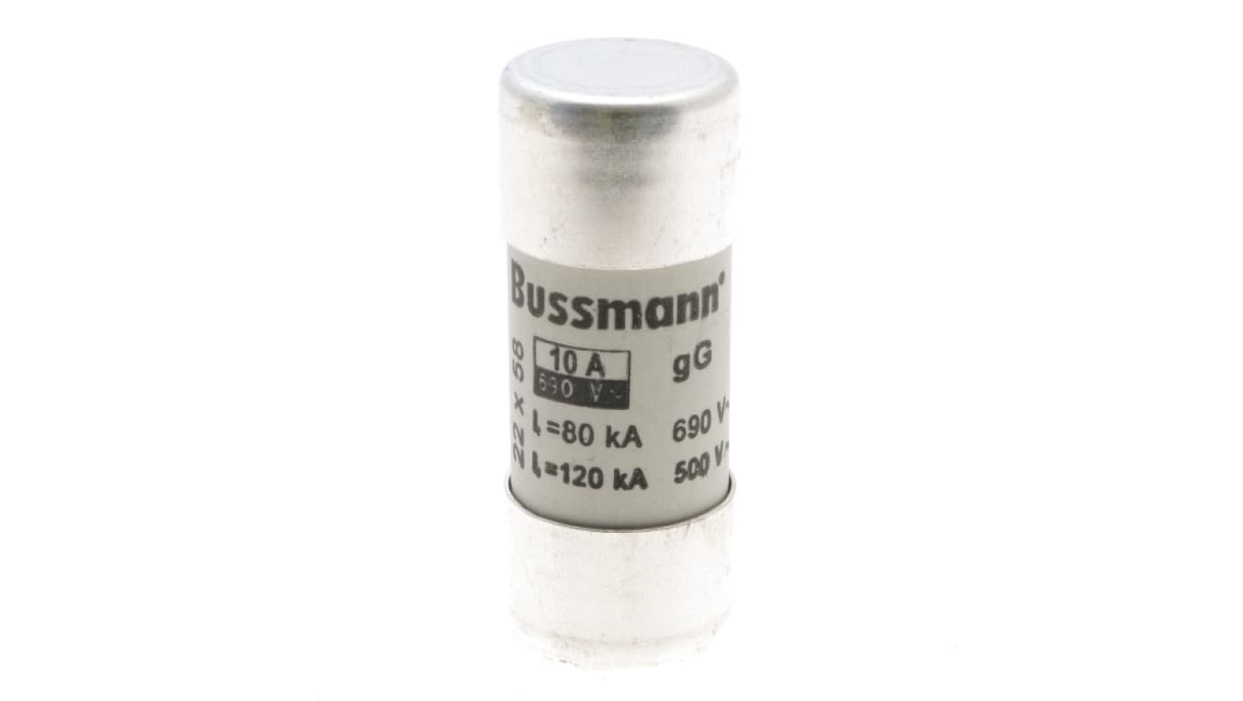 

Wkładka bezpiecznikowa cylindryczna 22x58mm 10A gL/gG 690V C22G10