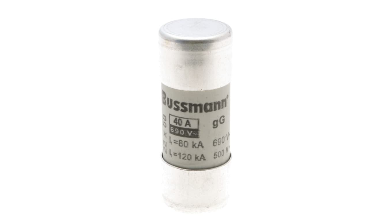 

Wkładka bezpiecznikowa cylindryczna 22x58mm 40A gL/gG 690V C22G40