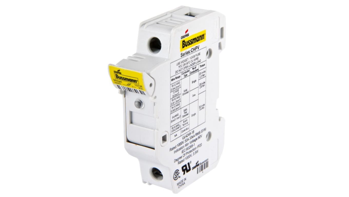 

Rozłącznik bezpiecznikowy cylindryczny PV 2P 30A 10x38mm CHPV2U