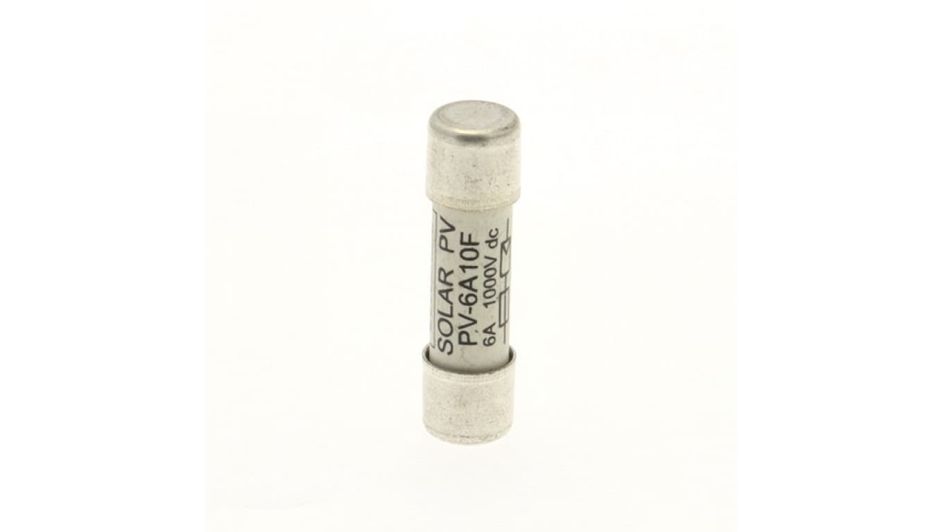 

Wkładka bezpiecznikowa cylindryczna PV 10x38mm 6A gPV 1000V DC PV-6A10F