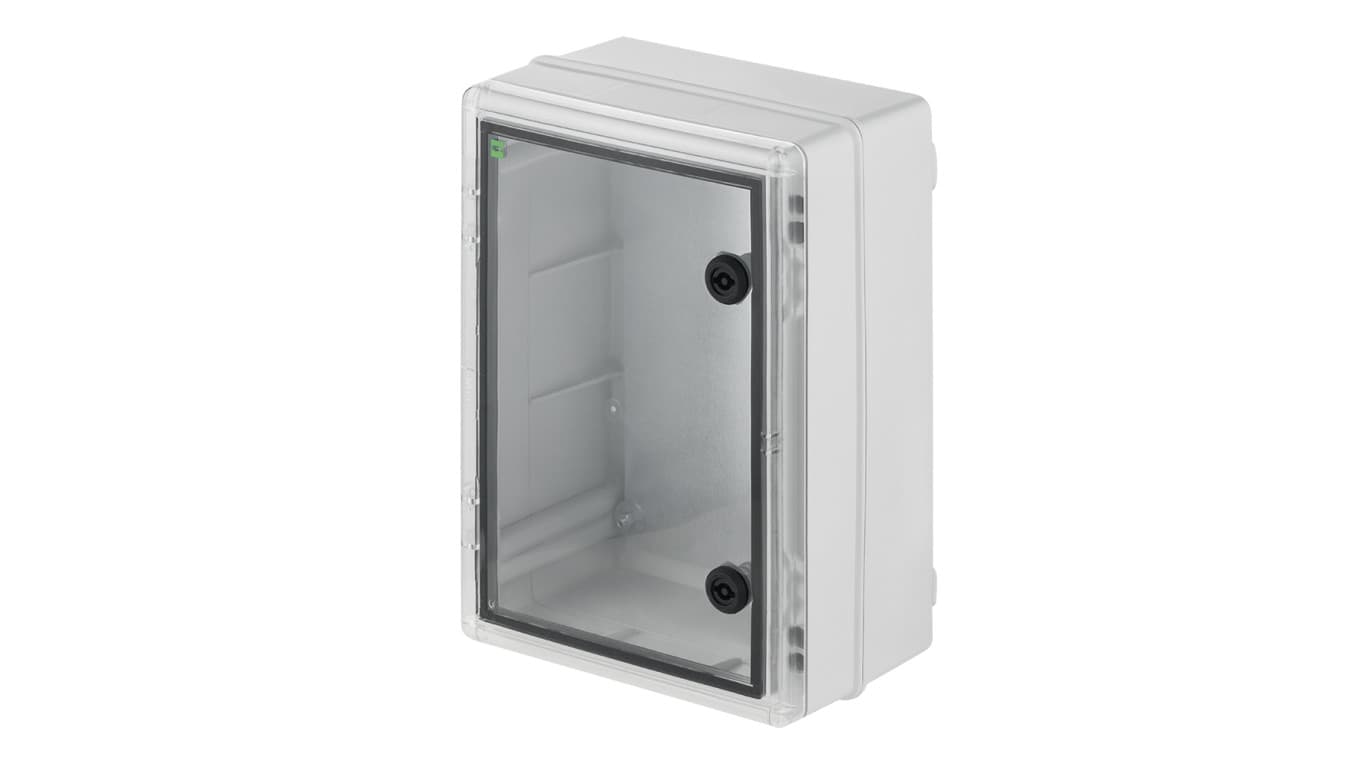 

Szafka rozdzielcza hermetyczna INDUSTRIAL SR2 252x352x162mm 400V IP65 transparentna 2754-01