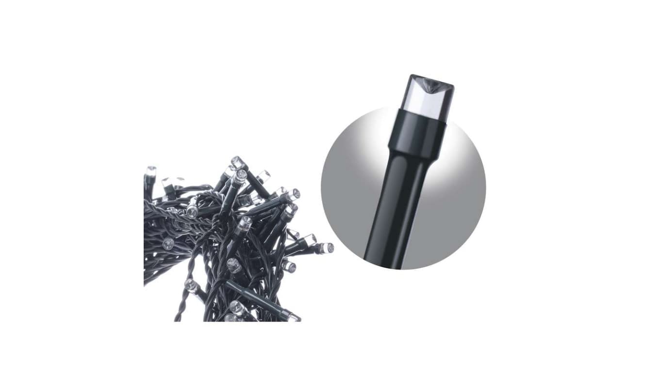 

Lampki choinkowe sople XMAS icicle różne tryby 9W 600LED 10m IP44 zimny białyD4CC03