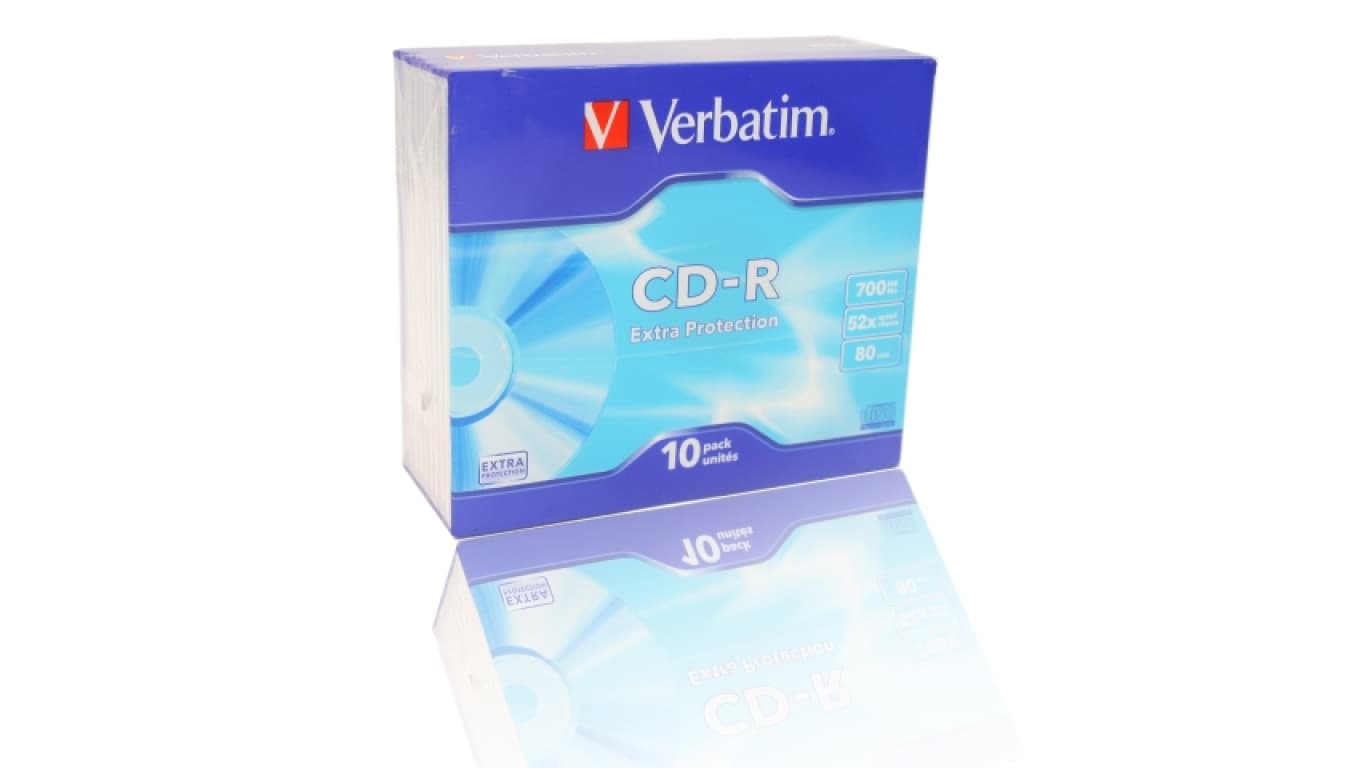 

CD-R VERBATIM 700 MB 52x Slim 10 szt.