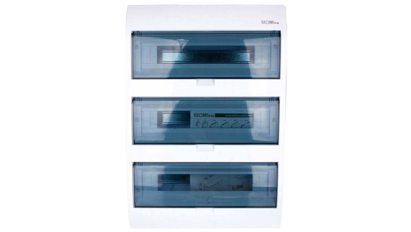 

Rozdzielnica modułowa 3x18 natynkowa IP40 RN-nt 3/54 N+PE Elegant 2408-01
