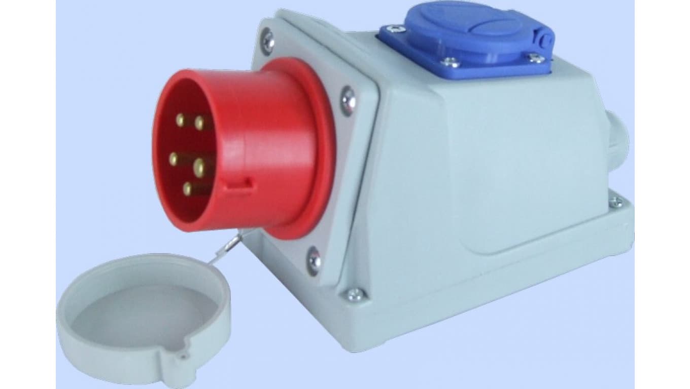

Wtyczka stała 32A 3P+N+Z 400V czerwona IP44 KOMBI WSC 32 5 922045