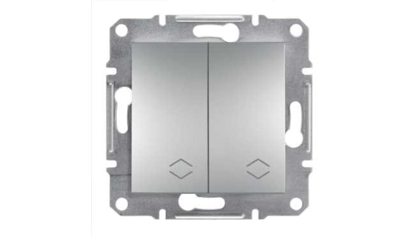 

ASFORA Łącznik podwójny schodowy bez ramki aluminium EPH0600161