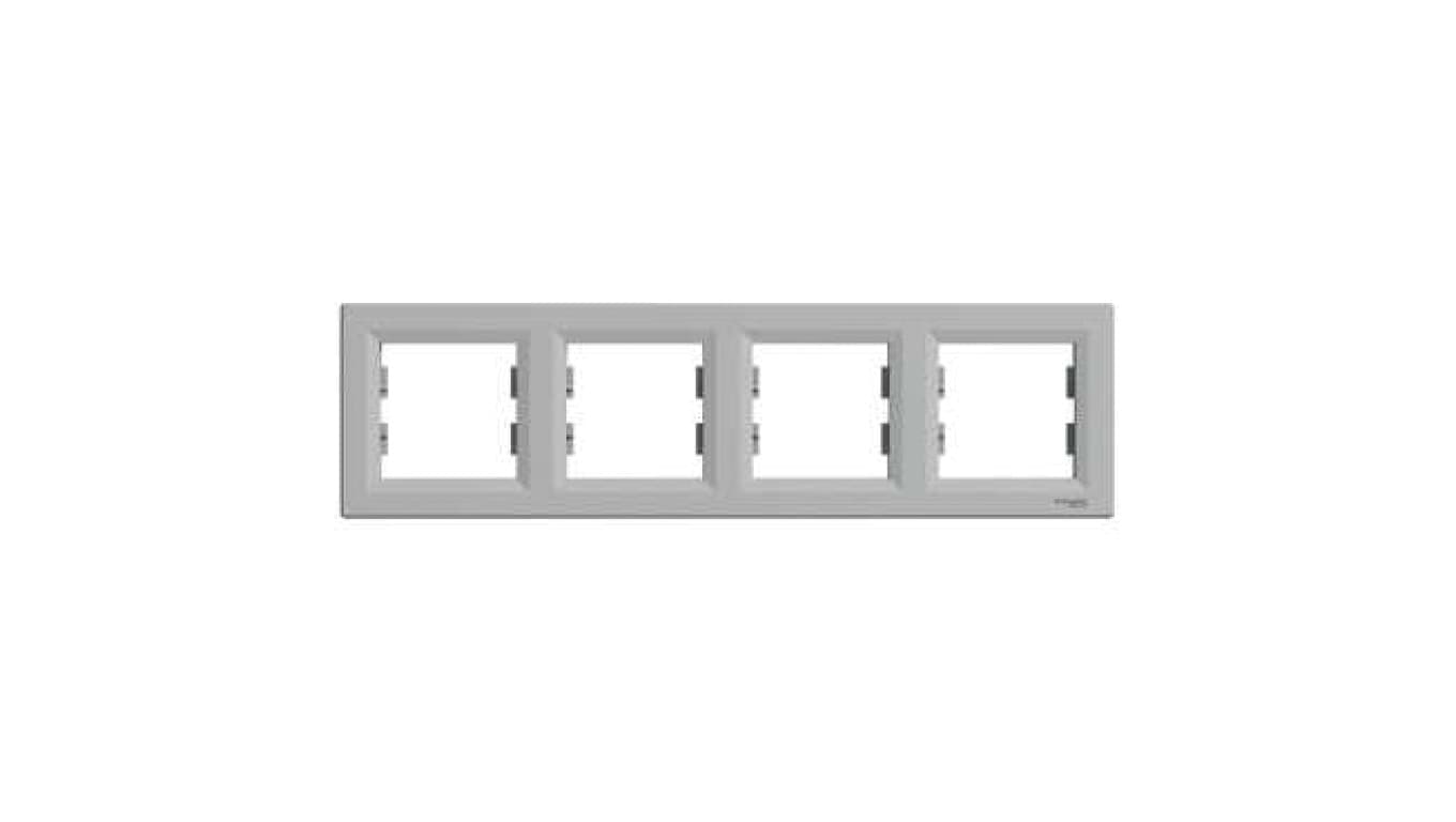 

ASFORA Ramka 4-krotna pozioma aluminium EPH5800461