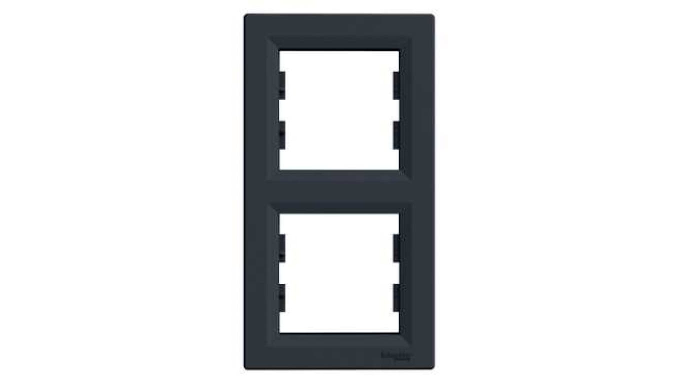 

ASFORA Ramka 2-krotna pionowa antracyt EPH5810271