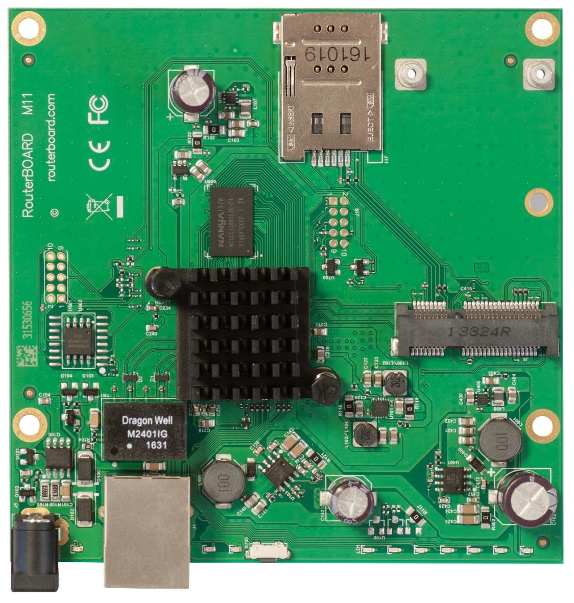 

MIKROTIK RBM11G ROUTERBOARD 2X CPU CORE, 880MHZ, 256MB, 1XGE, 1XMINIPCI-E, LICENCE LEVEL 4