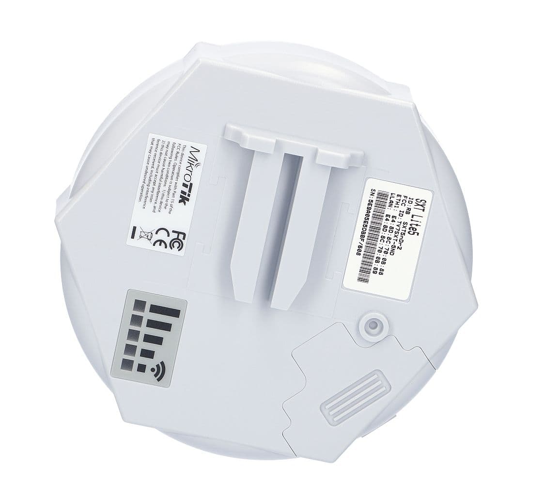

MIKROTIK SXT LITE5 RBSXT5NDR2 SXT 600MHZ, 64MB, 1XFE, 2X2MIMO, 5GHZ, 16DBI, L3