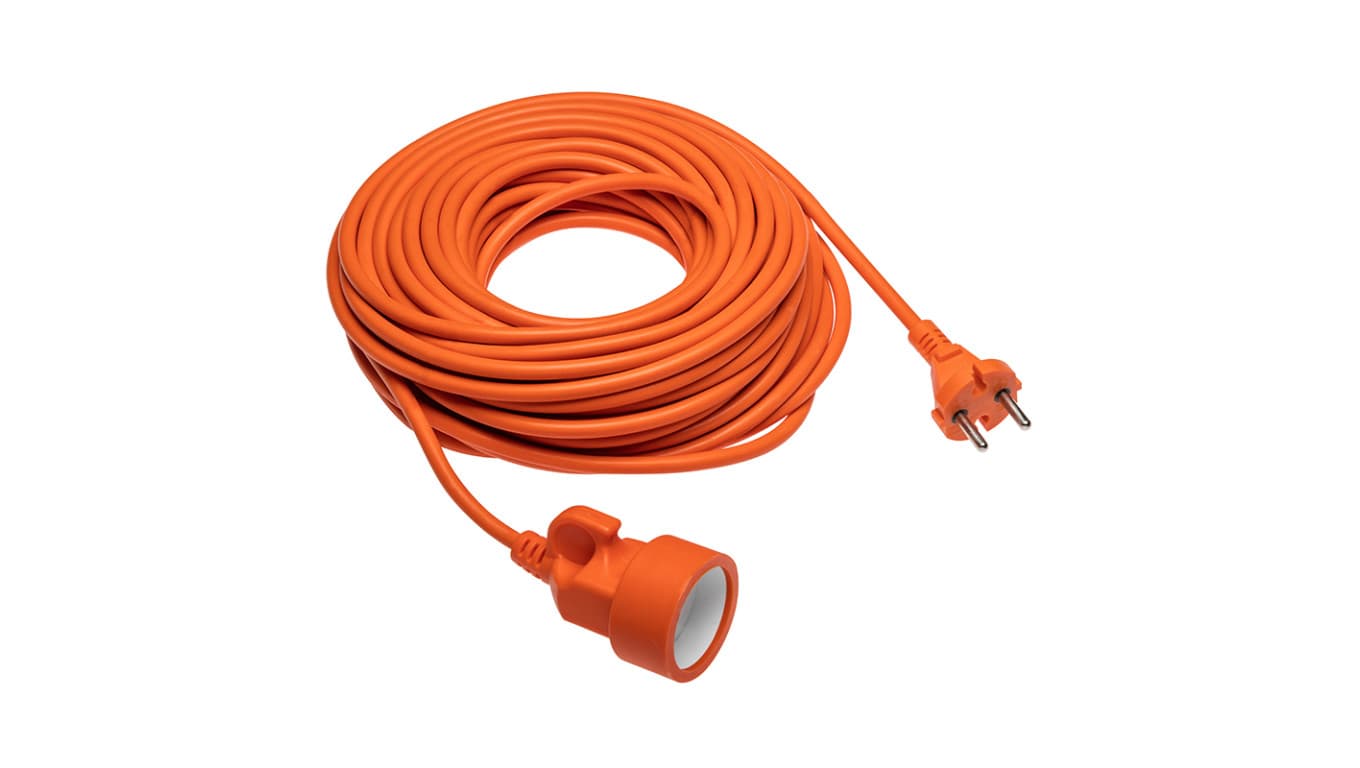 

Przedłużacz ogrodowy 2x1,0mm2 UNI, 10m