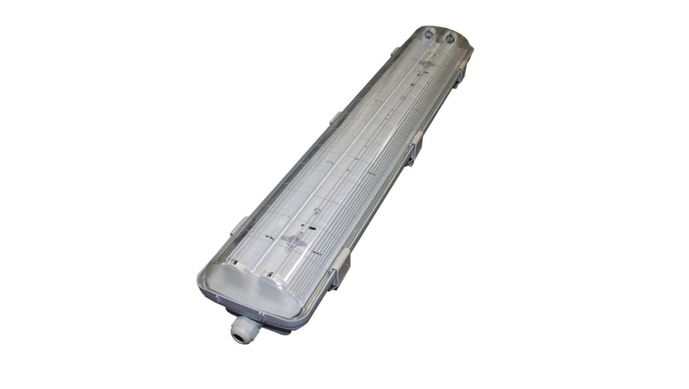 

Oprawa hermetyczna 2x T8-LED pod 2 świetlówki LED1200mm PC IP65 C10-E-OHB236PC