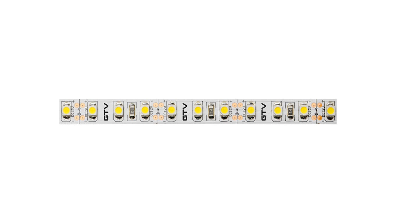 

Taśma Flash 3528, 600 LED ciepły biały, 48W, bez żelu 8mm, Rolka 5m, 12V