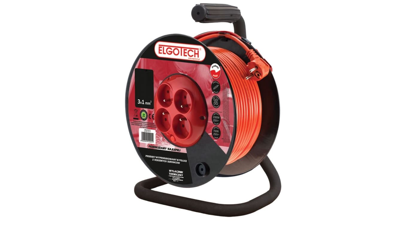 

Przedłużacz bębnowy 25m OMY 3x1 4xGS PZB-40-25Y/1