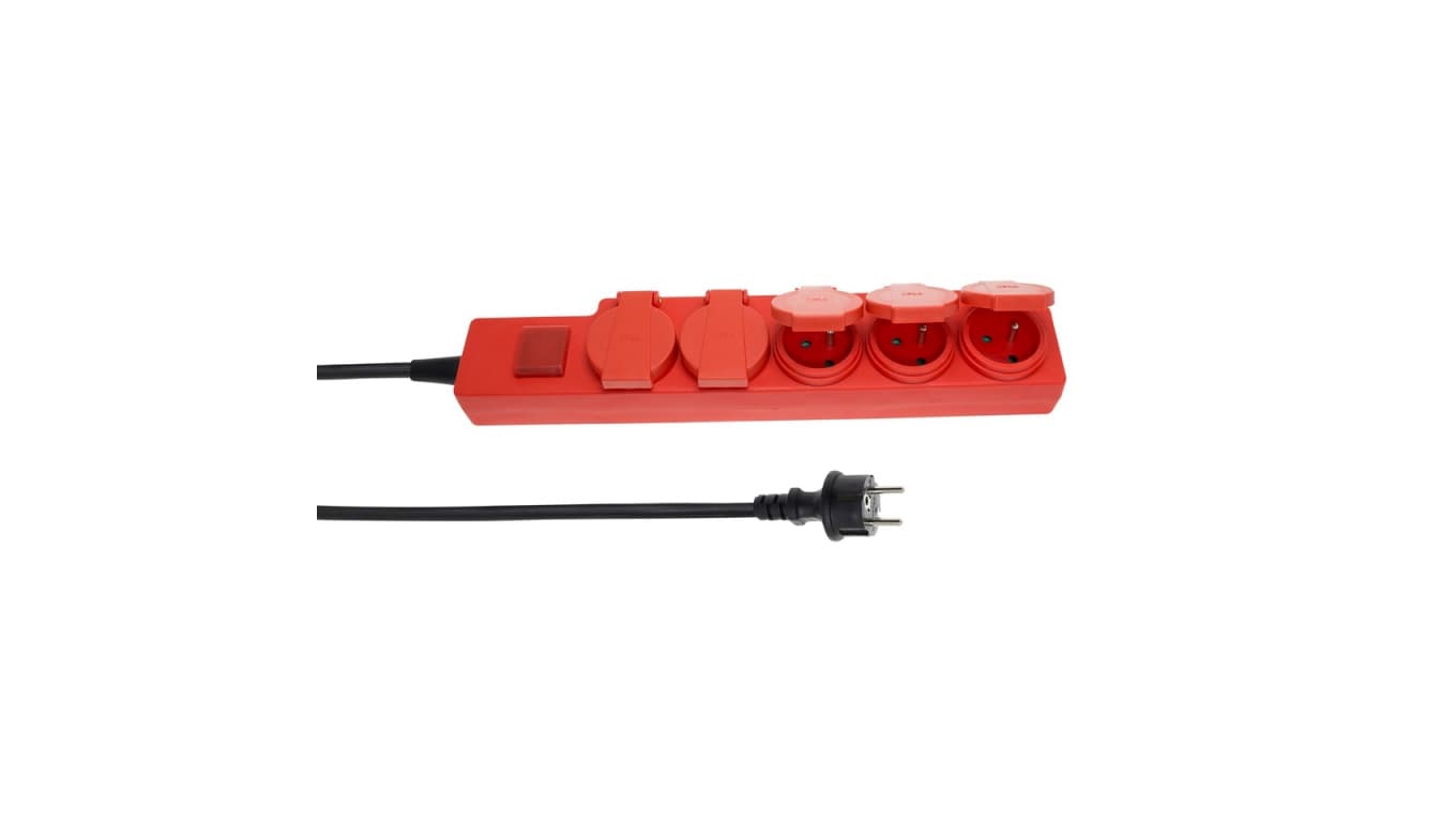 

Przedłużacz warsztatowy EXTREME 5-gniazd z/u 5m IP44 H07RN-F 3x1,5 PW-505W