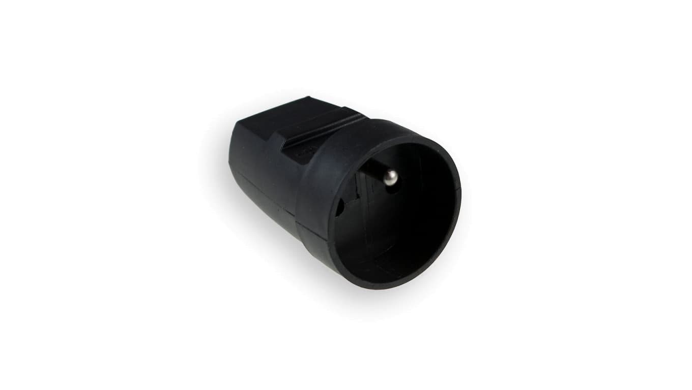 

Gniazdo przenośne z/u 16A 250V czarne G-10-2