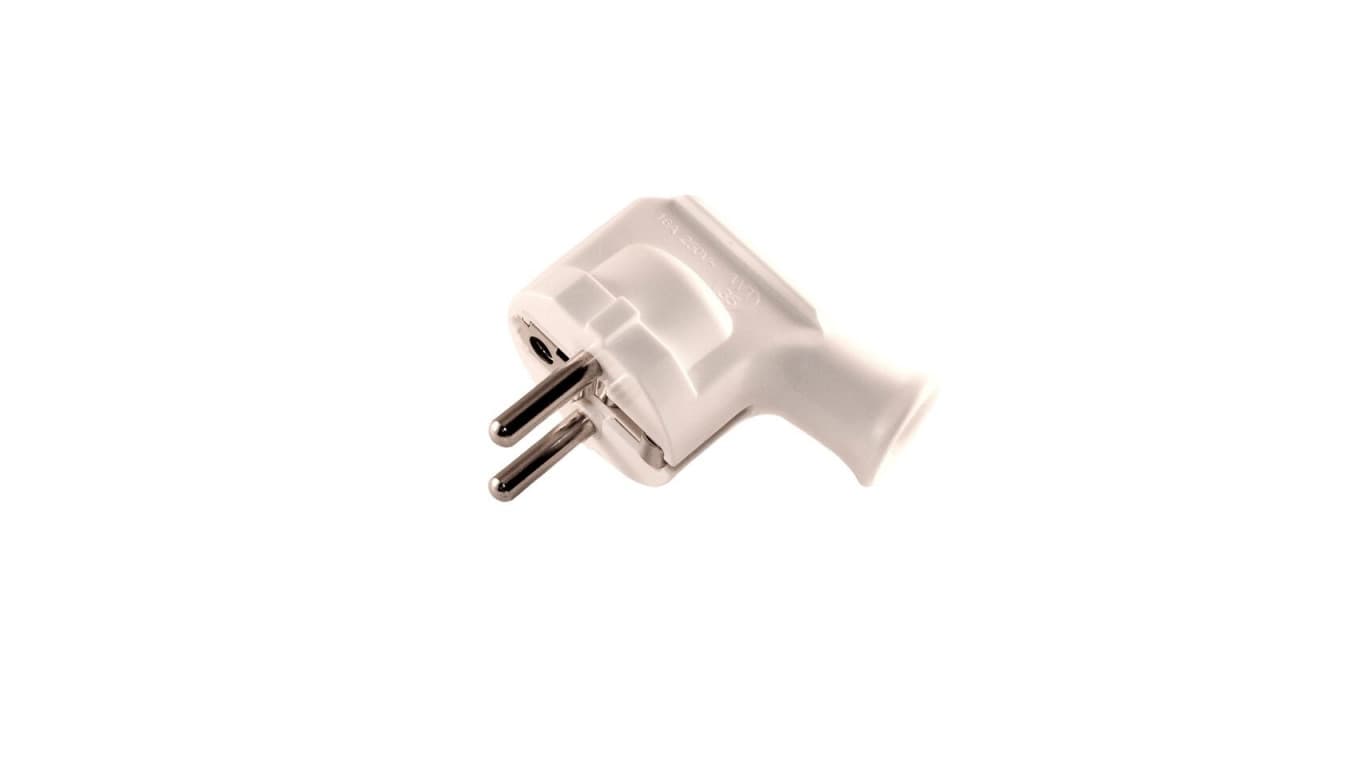 

Wtyczka kątowa z/u 16A 250V UNISCHUKO biała WT-35