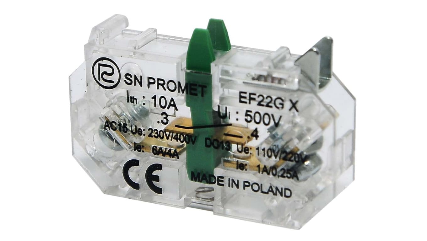 

Element łączeniowy EF22GX do przycisków sterowniczych serii NEF22 i NEK22M W0-Ł EF22GX