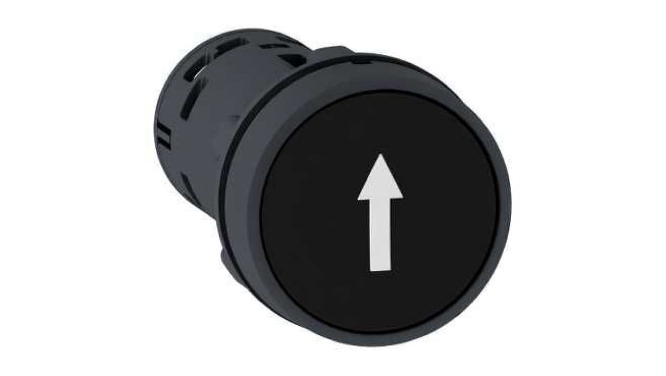 

Przycisk sterowniczy 22mm czarny z samopowrotem /strzałka w górę/1Z XB7NA21341