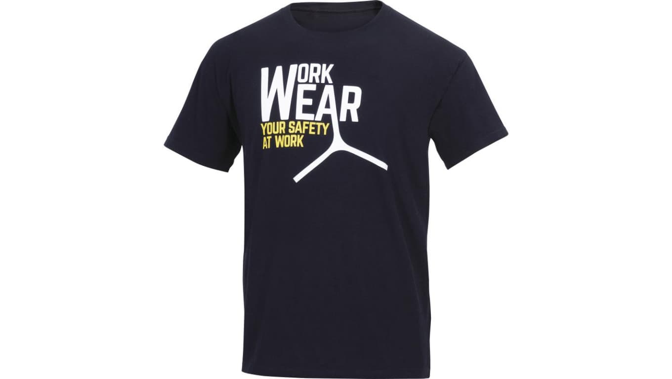 

T-shirt z bawełny 100 180 g/m2 zaokrąglony pod szyją kolor czarny rozmiar 3XL LAZIONO3X