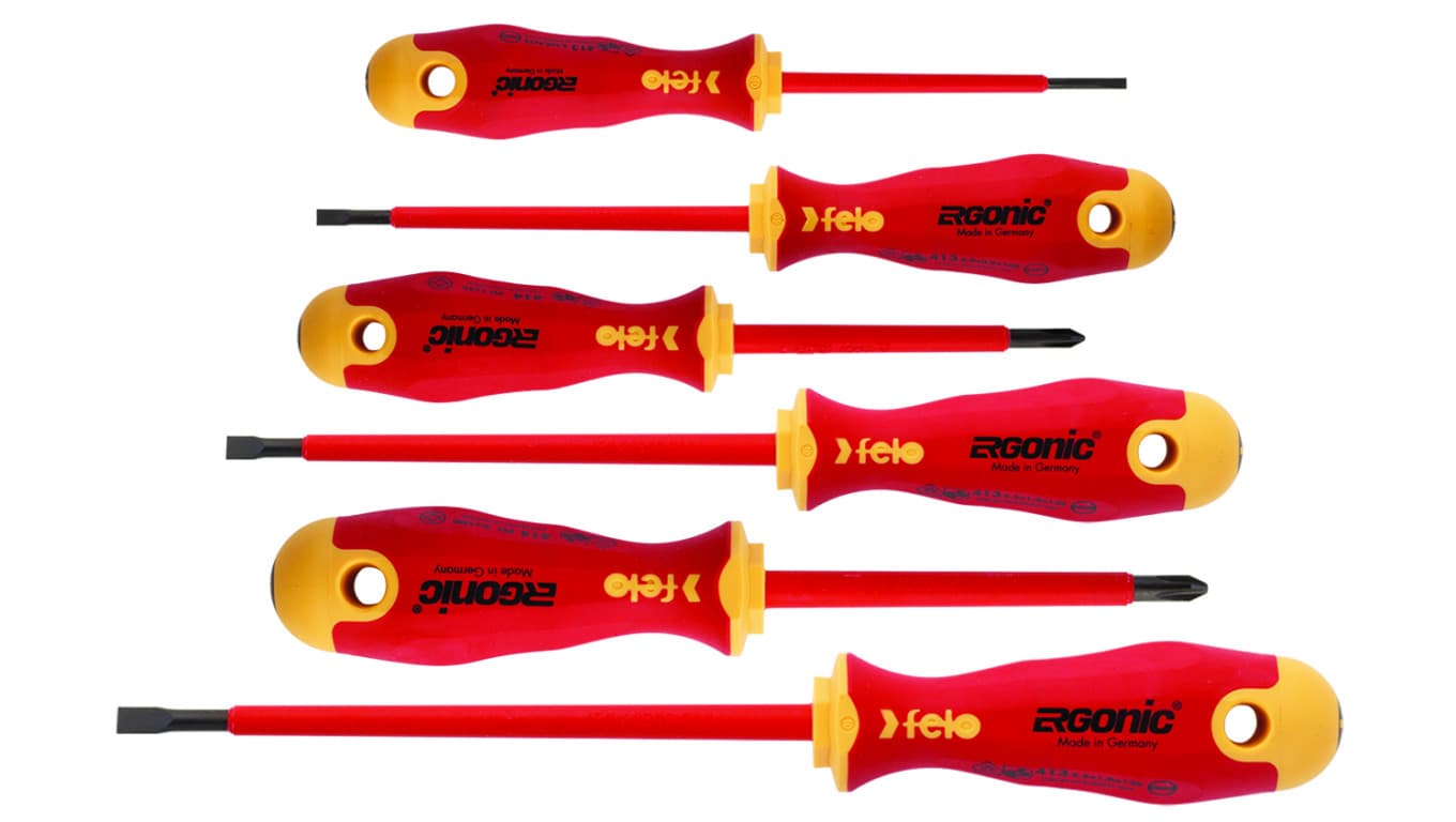 

Zestaw 6 wkrętaków 3,0 4,0 5,5 6,5 PH1 PH2 izolowanych 1000V Ergonic 400 VDE 41396198
