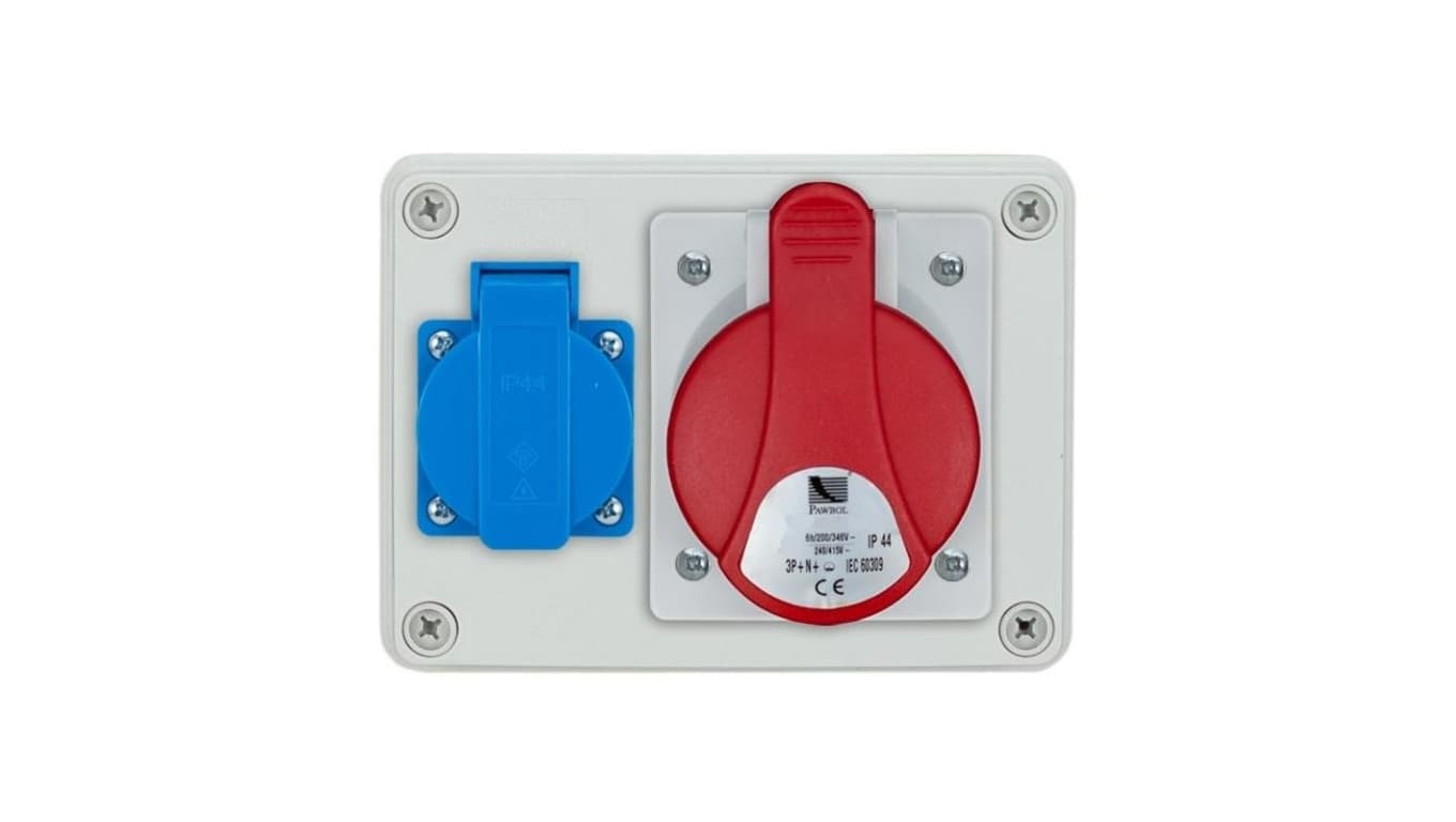 

Rozdzielnica stacjonarna R-BOX 150 1x32A/4P 1x250V IP44 B.1206