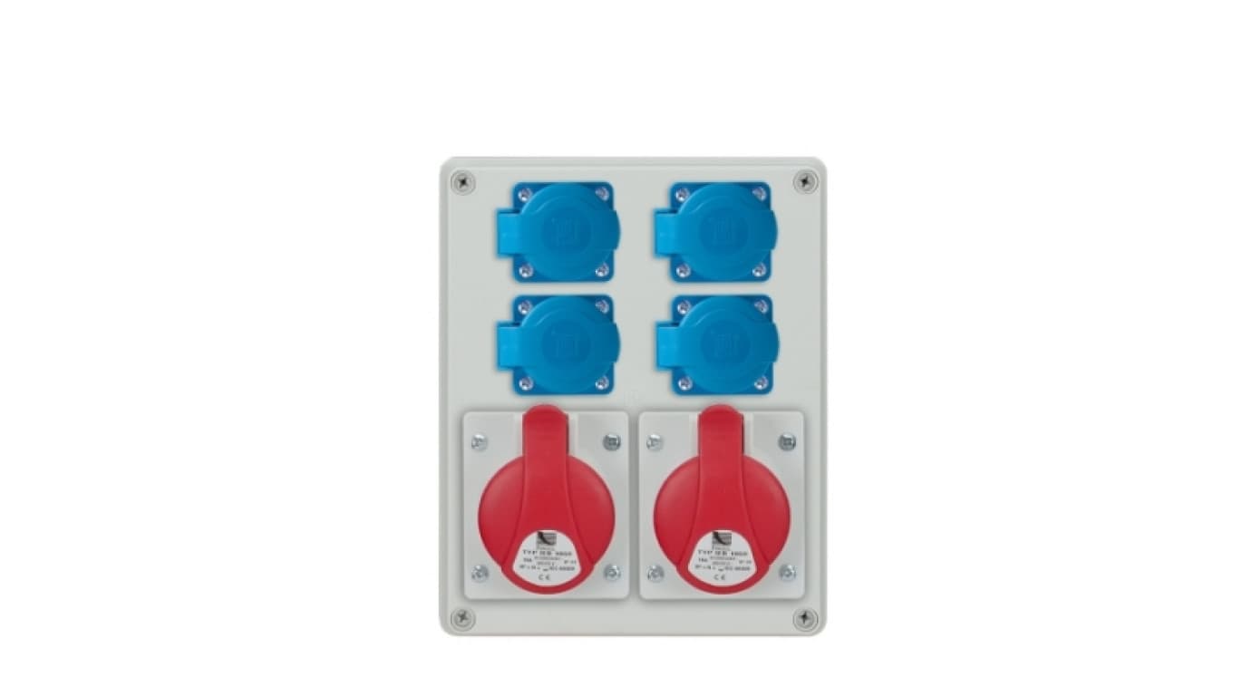 

Rozdzielnica R-BOX 240 2x16A/5P 4x250V IP44 B.1096