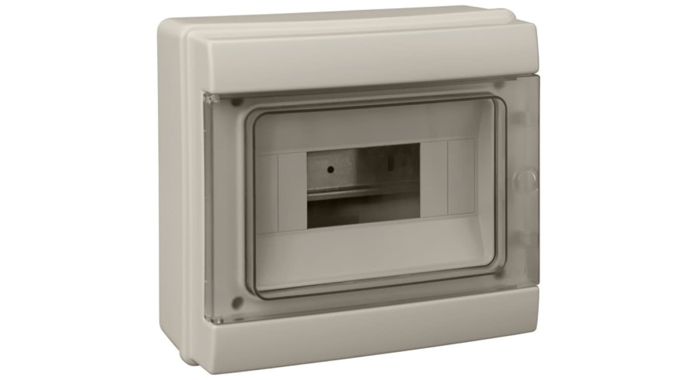 

Rozdzielnica modułowa 1x8 natynkowa IP65 N+PE C.14508