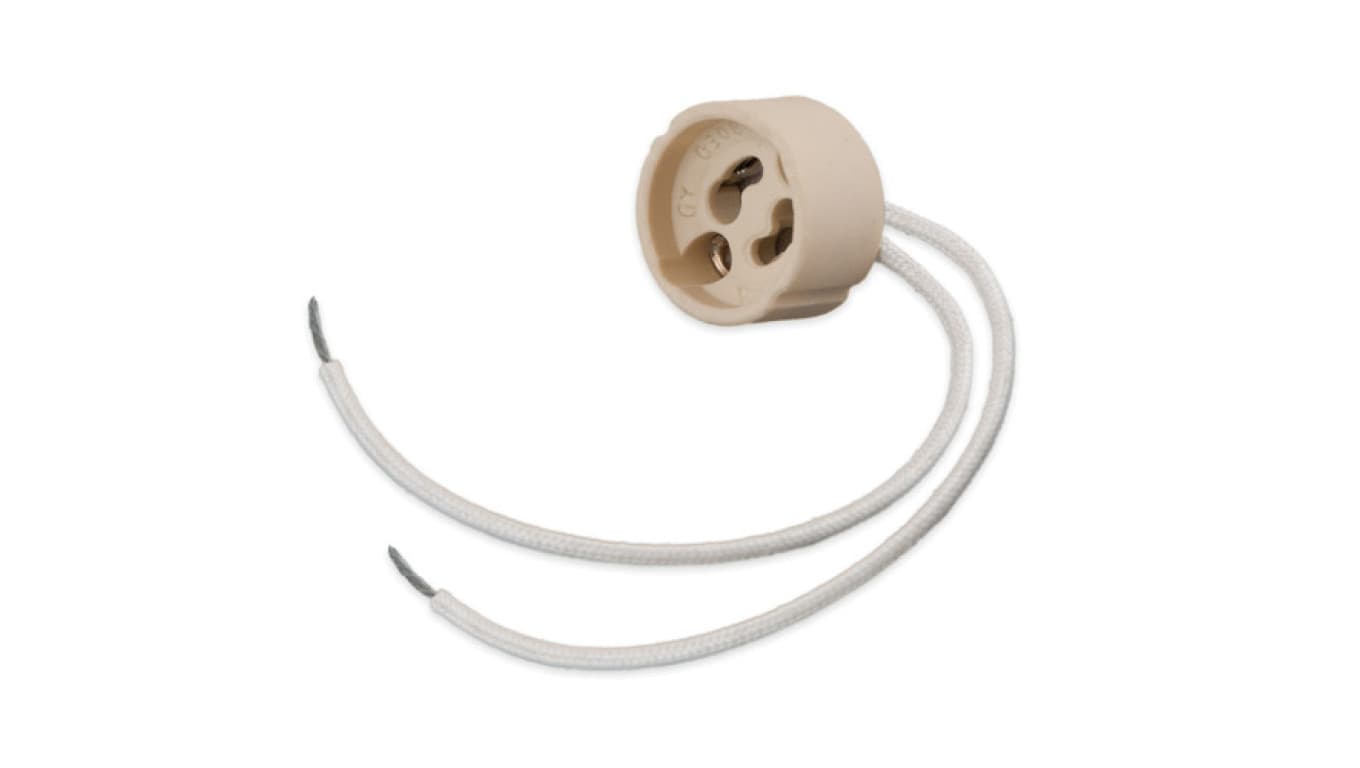 

Oprawka GU10 porcelanowa LED/HALOGEN D.3187