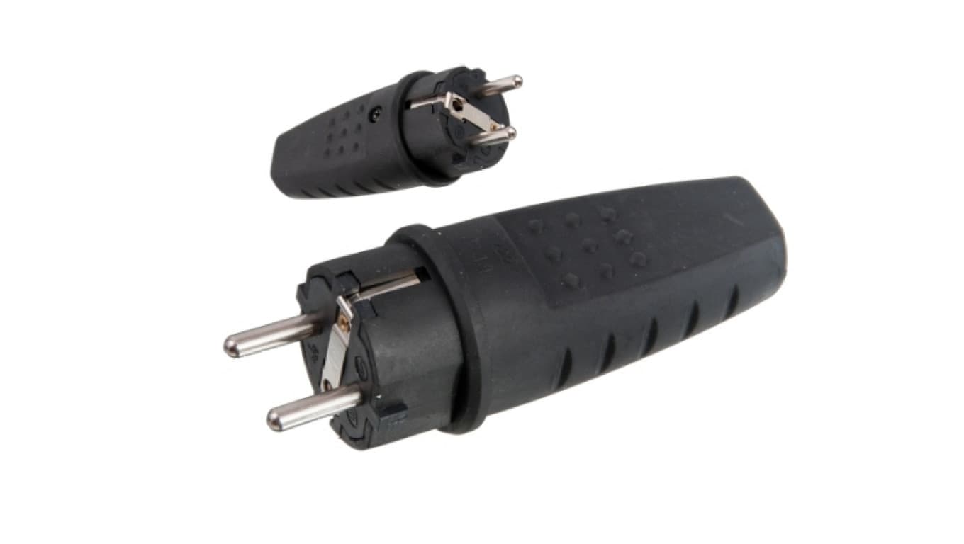 

Wtyczka gumowa z/u 16A 250V IP44 LUX D.3158L