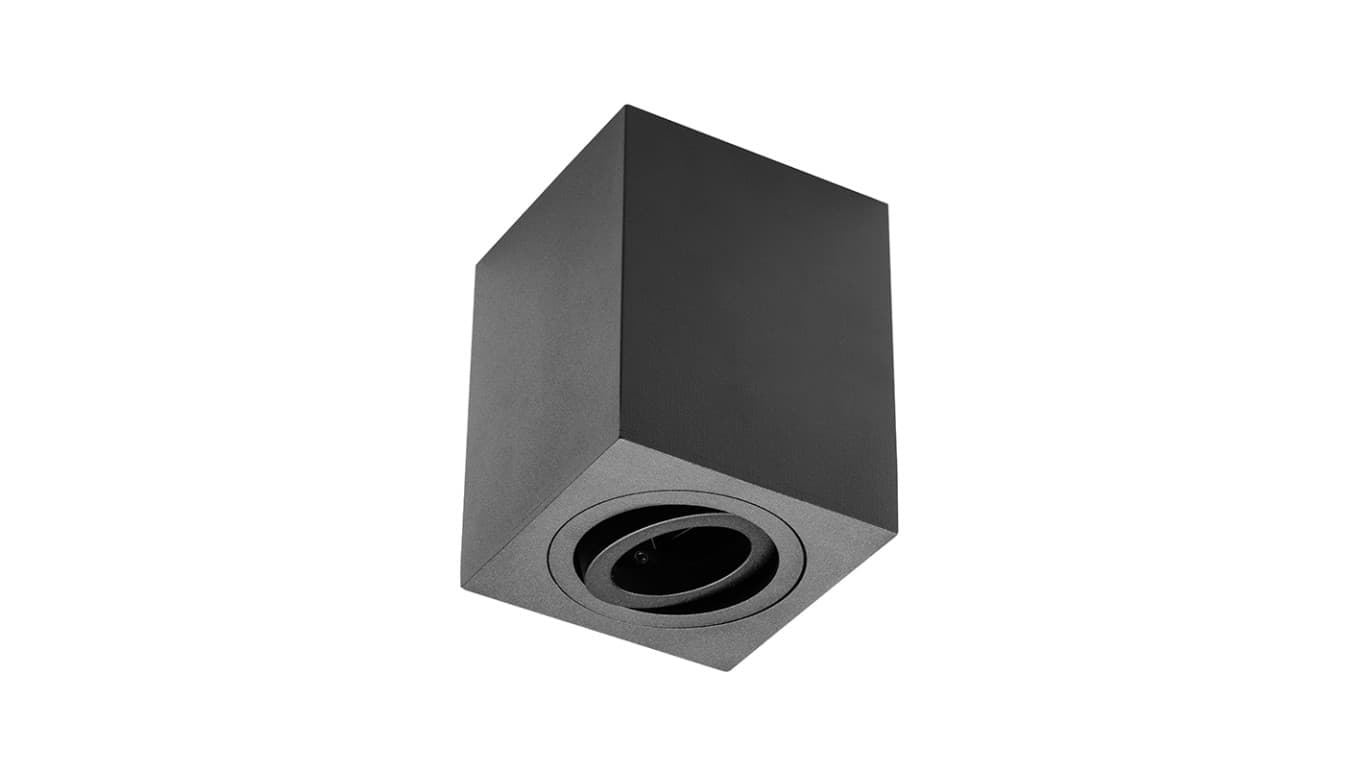 

Oprawa sufitowa SENSA, alum, 90x90x115, IP20, max 50W, kwad. czarna