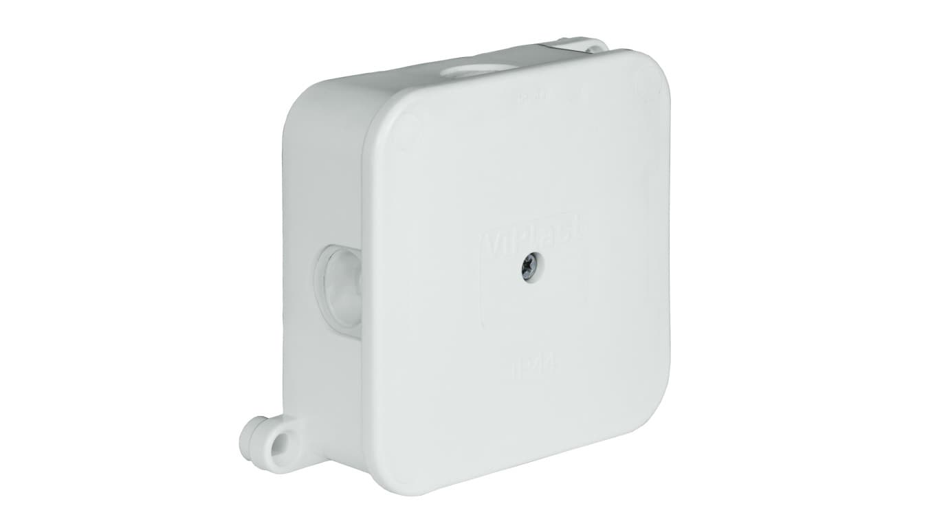 

Puszka n/t hermetyczna pusta 88x88x40mm IP44 biała VP 061-01 61.169