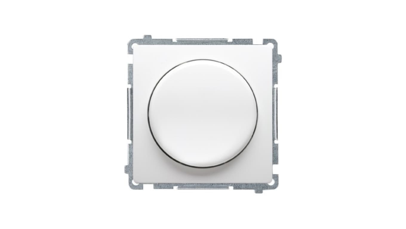 

Simon Basic Ściemniacz naciskowo-obrotowy jednobiegunowy do LED ściemnialnych 230V biały BMS9L.01/11