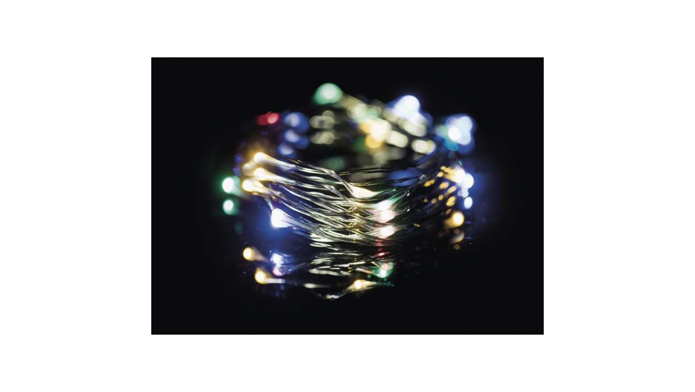

Lampki choinkowe XMAS nano TIMER 2,4W 75LED 7,5m IP44 multikolor D3AM02