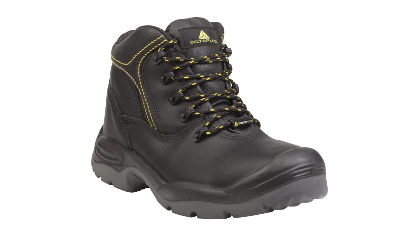 

Buty robocze ze skórzany krupon barwiony gładki amagnetyczne S3 SRC kolor czarny rozmiar 45 SANTAS3NO45