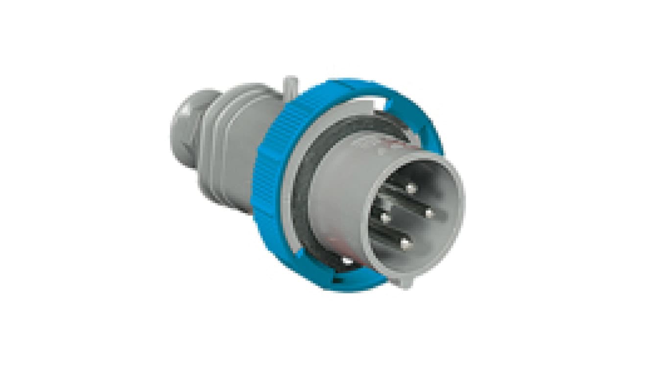 

Wtyka przenośna prosta 16A 2P + E 200-250 V 50-60HZ 6H IP67 P477303
