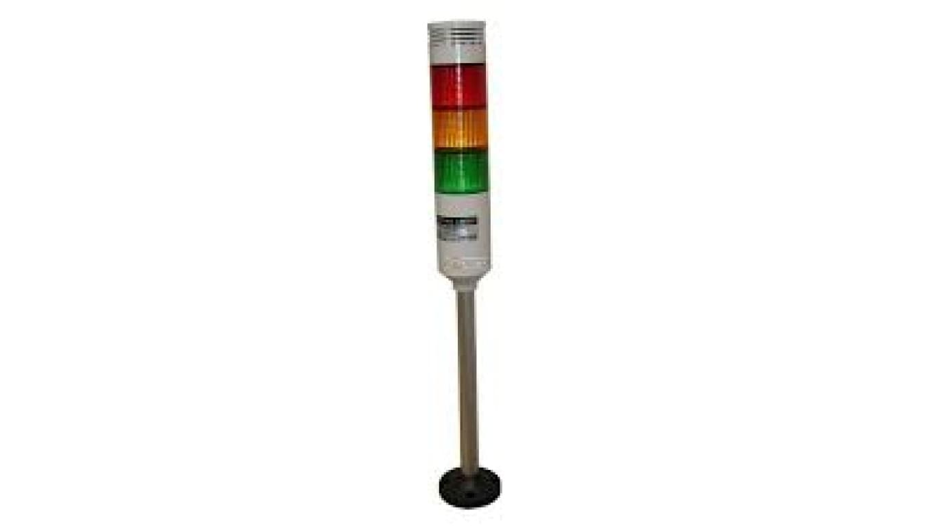 

Wieża kolumna świetlno-dźwiękowa fi56mm 24VAC/DC 3 kolory światło stałe lub pulsujące buzzer 80dB IP50 PTE-APZ-302-RYG
