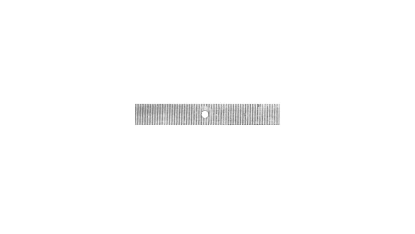 

Taśma aluminiowa cięta 60 mm z otworem 3,4 mm /1kg/ TA-C-60/1 /562szt./